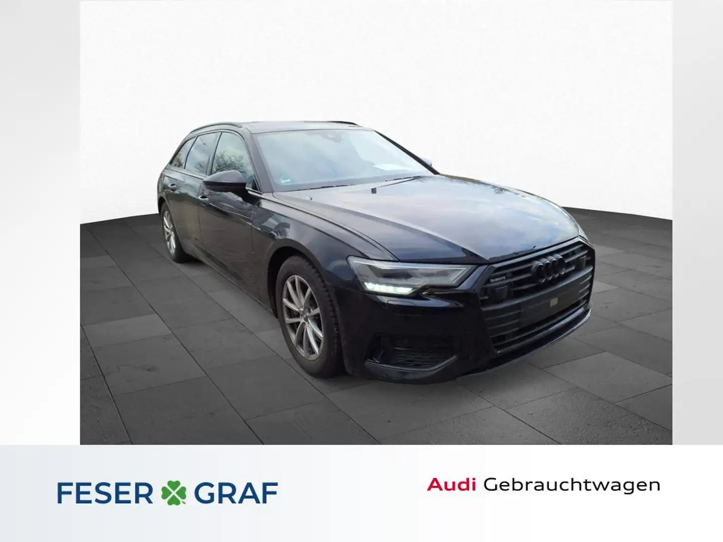 Audi A6 Avant 45TFSI qu./LED/Navi+/Pano/AHK/Kamera/B&O Schwarz - 1
