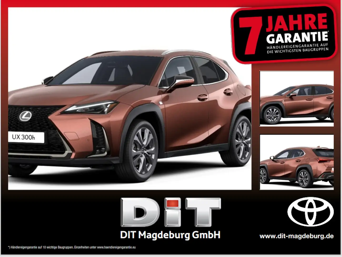 Lexus UX 300e UX 300h F Sport Design ACC FLA SpurH LED Червоний - 1