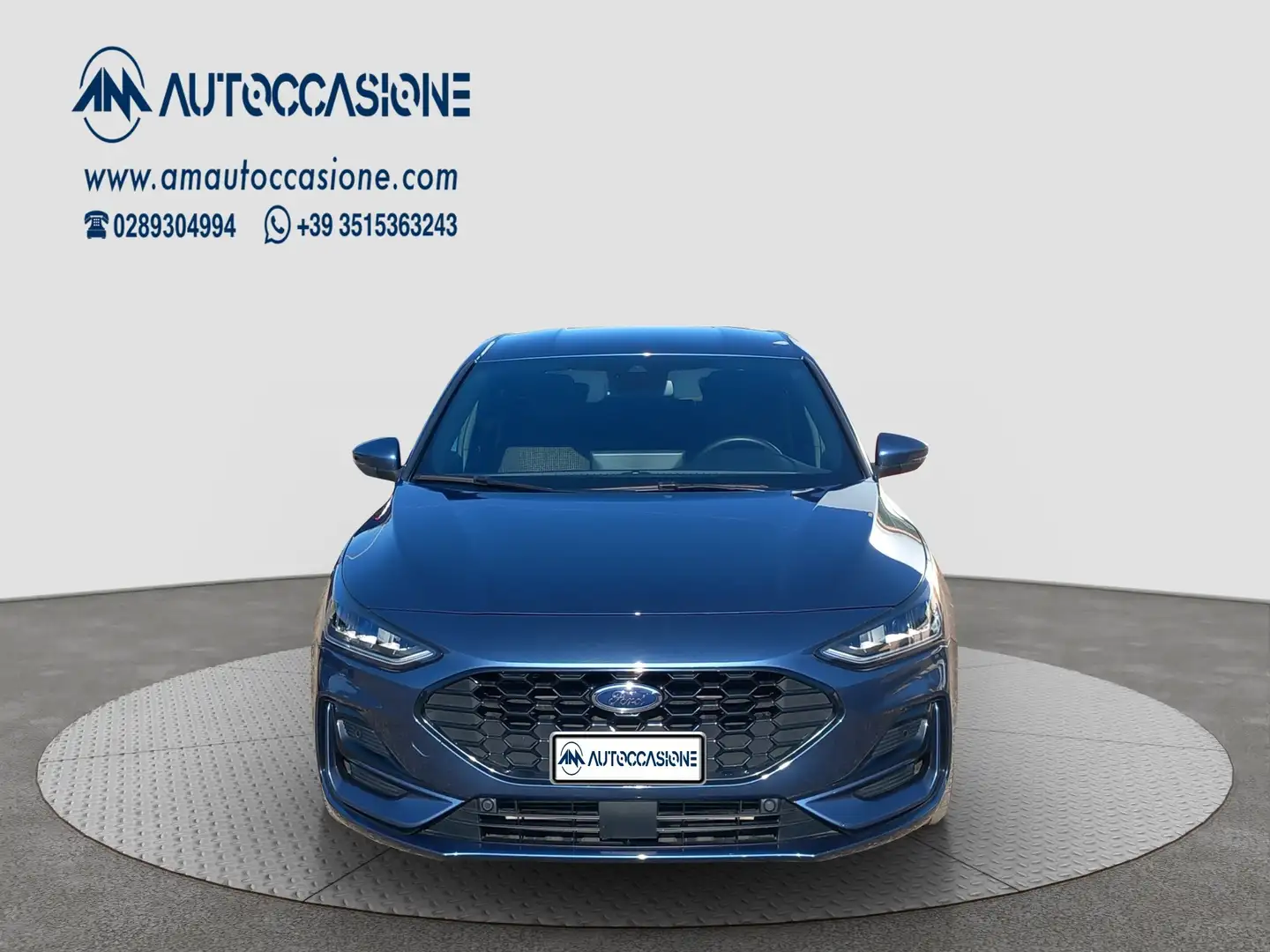 Ford Focus 1.0t ecob.h ST-Line X 125cv GARANZIA FORD 02/2029 Blu/Azzurro - 2