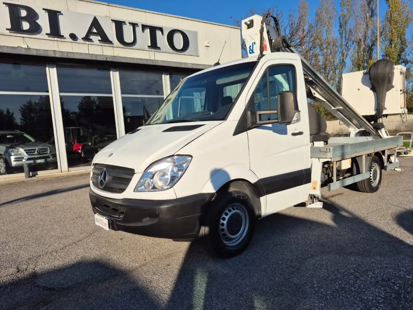 Mercedes-Benz Sprinter 313 CDI F37/35 CESTELLO PIATTAFORMA AEREA Blanc - 2
