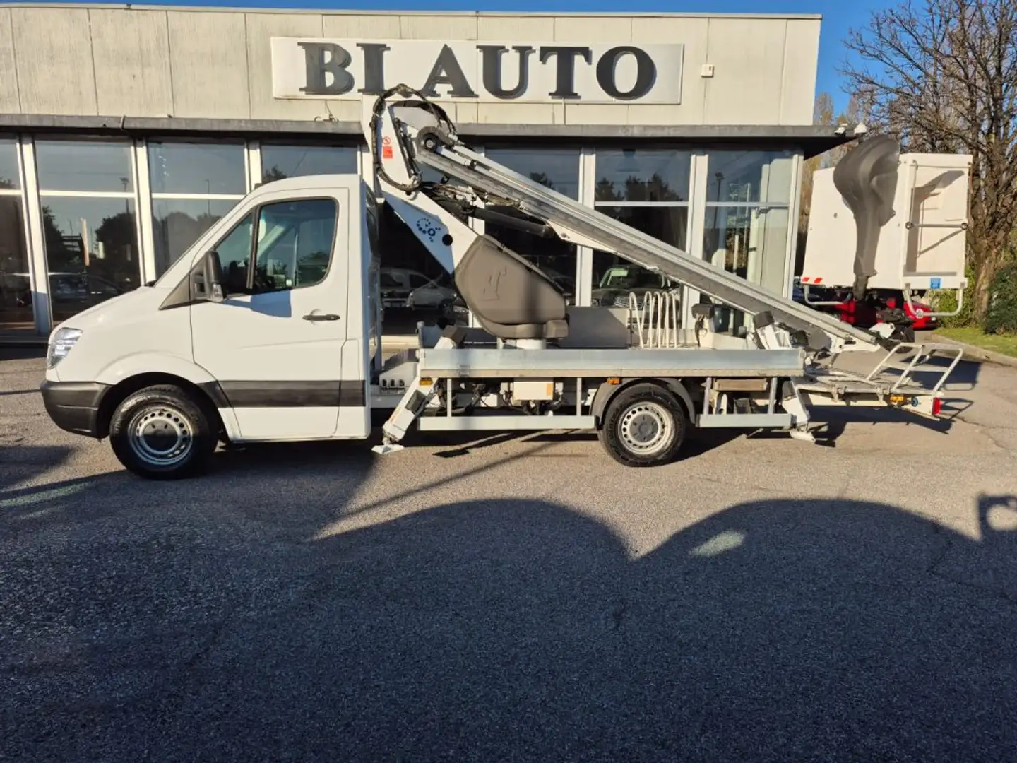 Mercedes-Benz Sprinter 313 CDI F37/35 CESTELLO PIATTAFORMA AEREA Blanc - 1