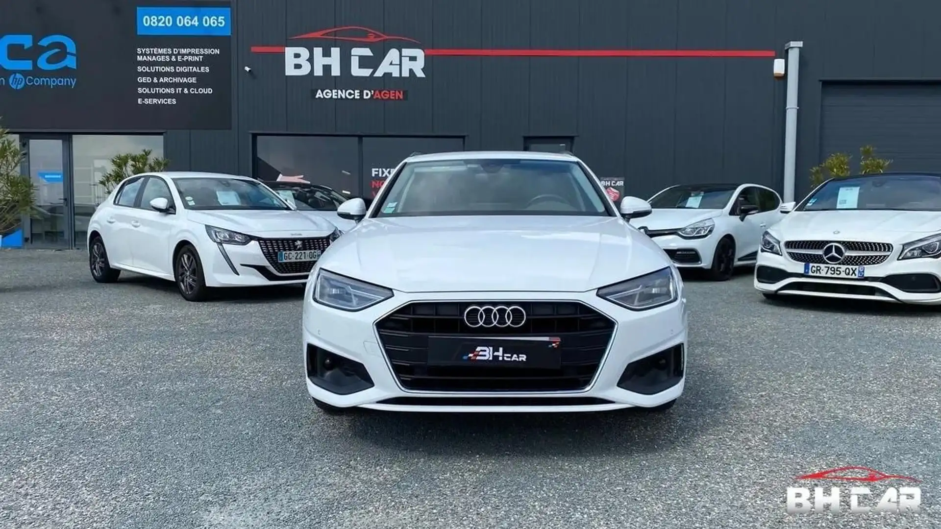Audi A4 AVANT 2.0 40 TDI 190 BUSINESS LINE S-TRONIC BVA40  Blanc - 2