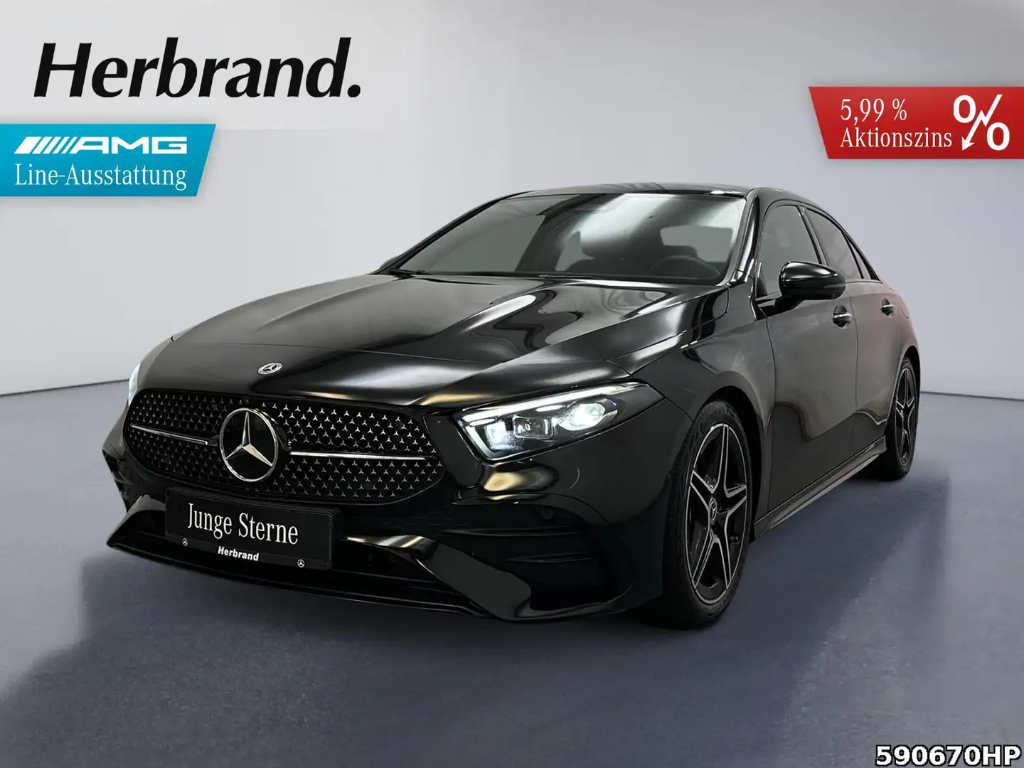Mercedes-Benz A 180 AMG  Multibeam Pano Night 360°Cam Sitzhzg. Schwarz - 1