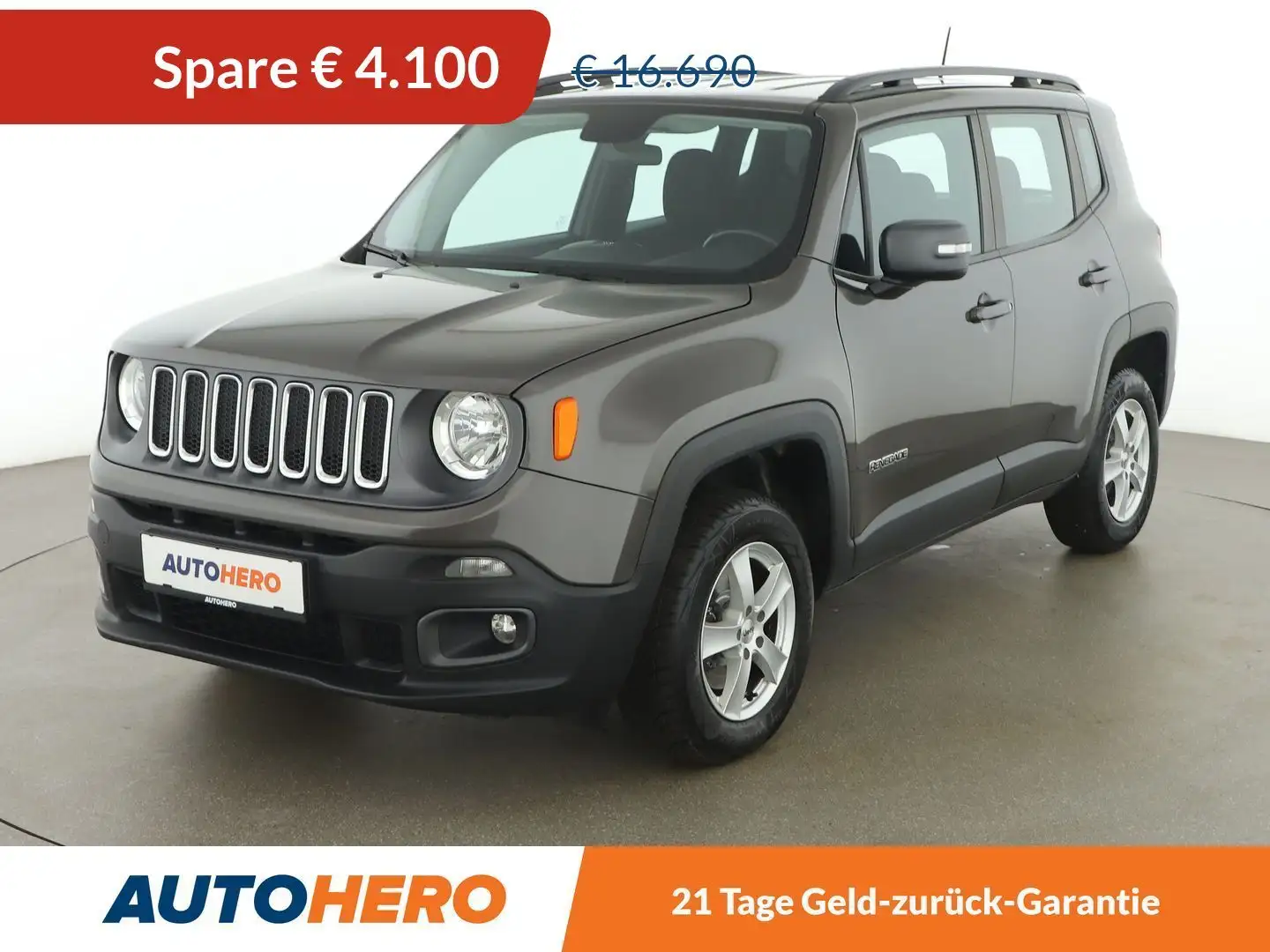 Jeep Renegade 2.0 M-Jet Aspen 4WD Grijs - 1