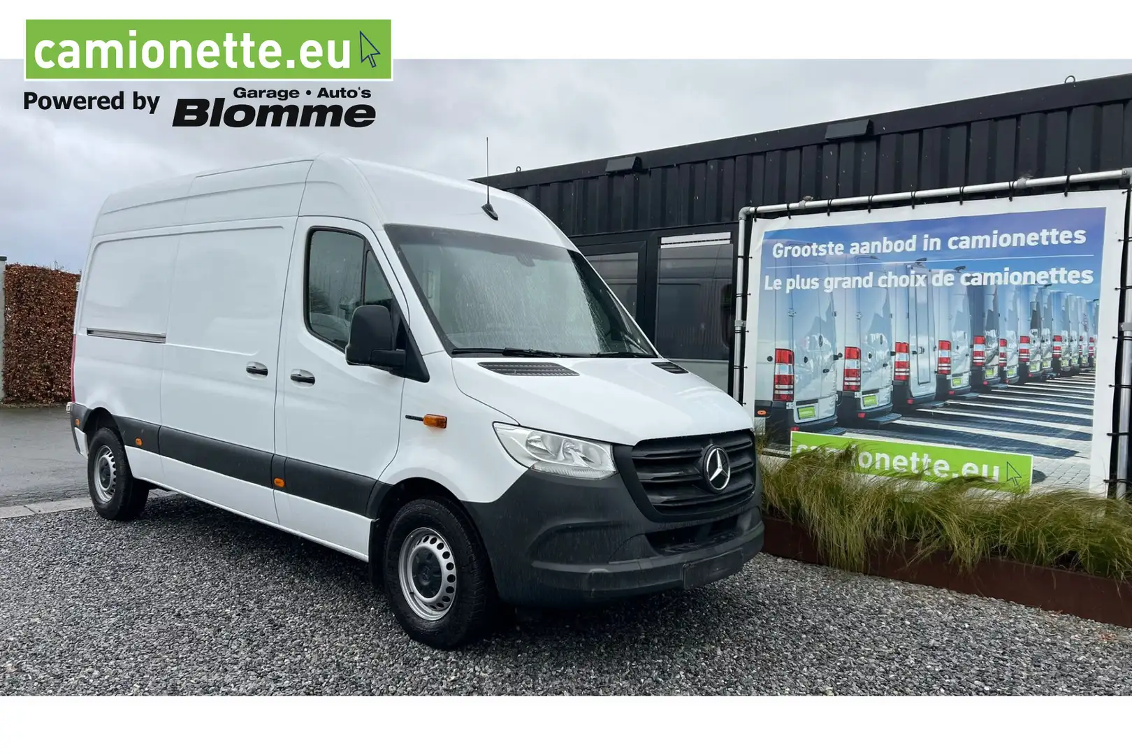 Mercedes-Benz eSprinter L2H2 55 kWh Blanc - 1