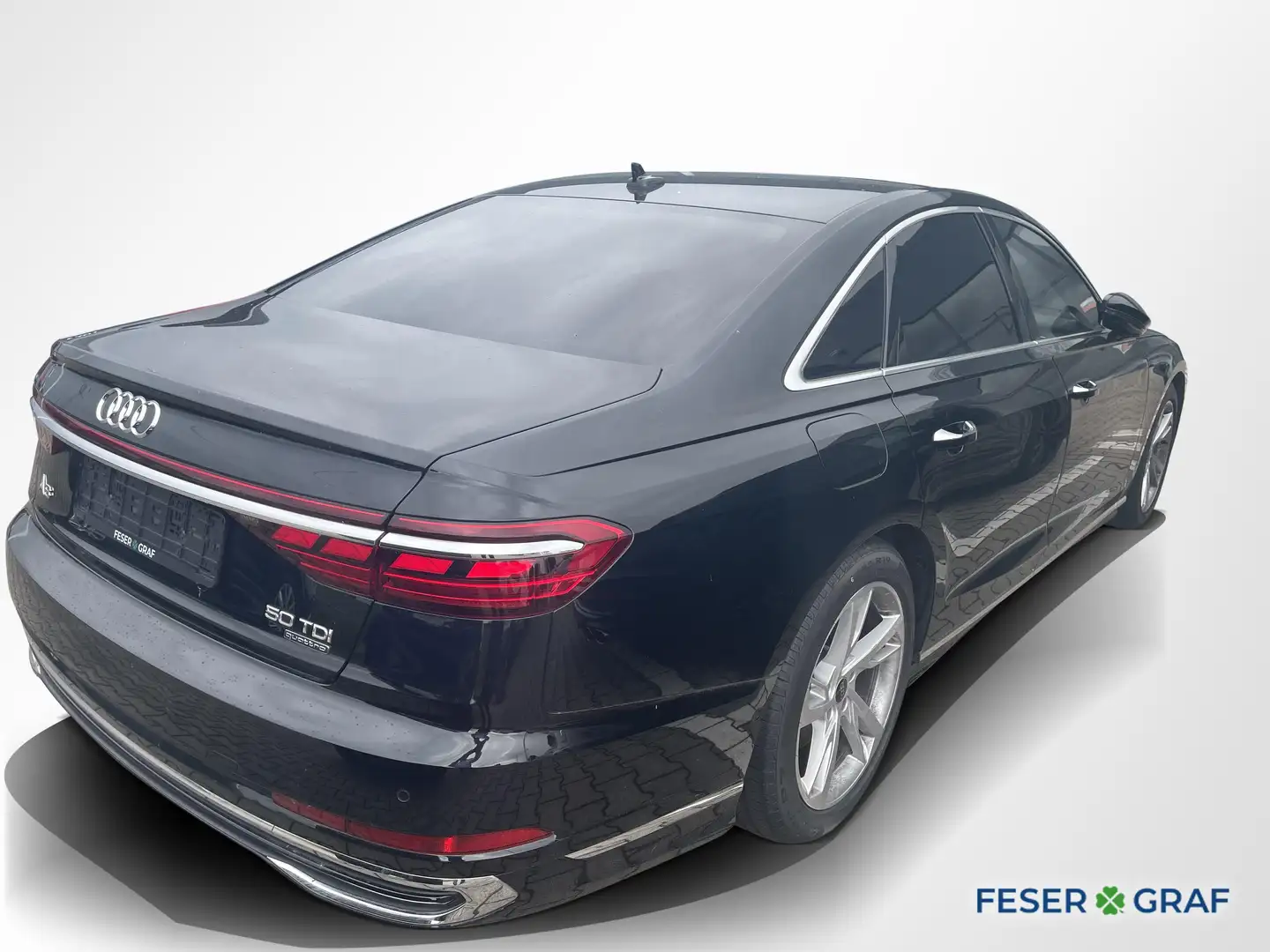 Audi A8 50 TDI qu. tipt,HD-Matrix,Standh.,Leder,B&O Schwarz - 2