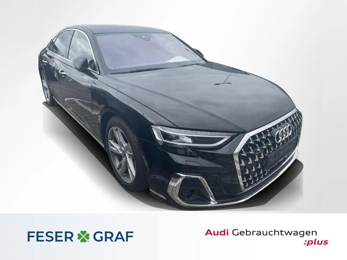Audi A8 50 TDI qu. tipt,HD-Matrix,Standh.,Leder,B&O Schwarz - 1