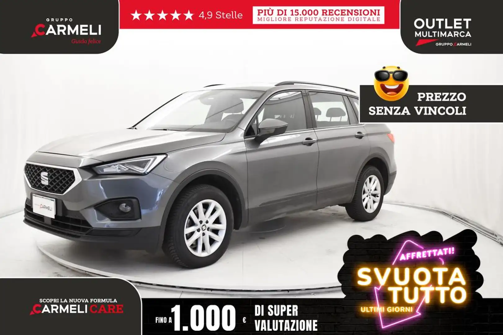 SEAT Tarraco 2.0 tdi Style 4drive 150cv dsg Grigio - 1