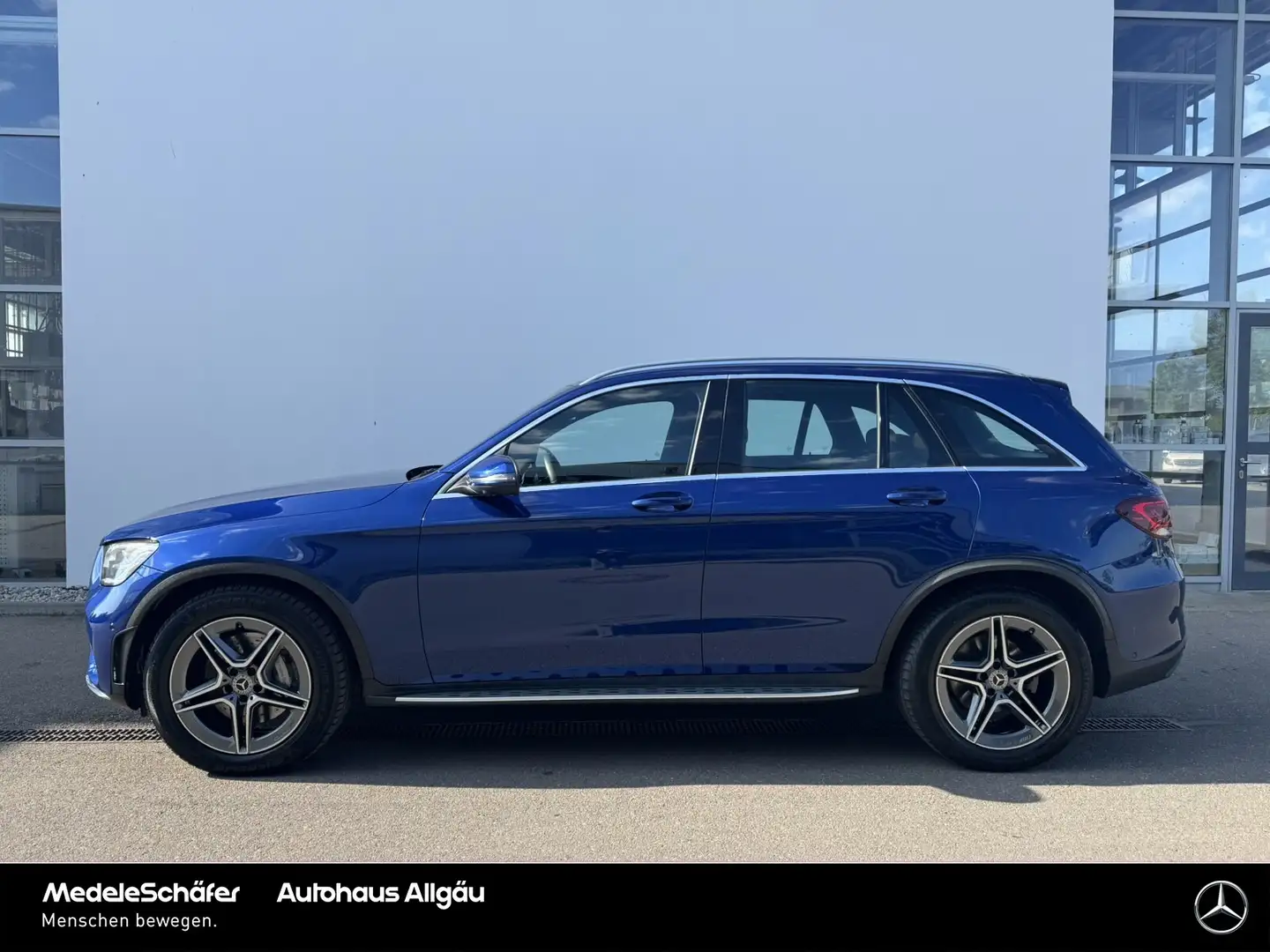 Mercedes-Benz GLC 400 GLC 400 d 4M AMG Dist AHK Pano Sitzklima 360 LED Blau - 2