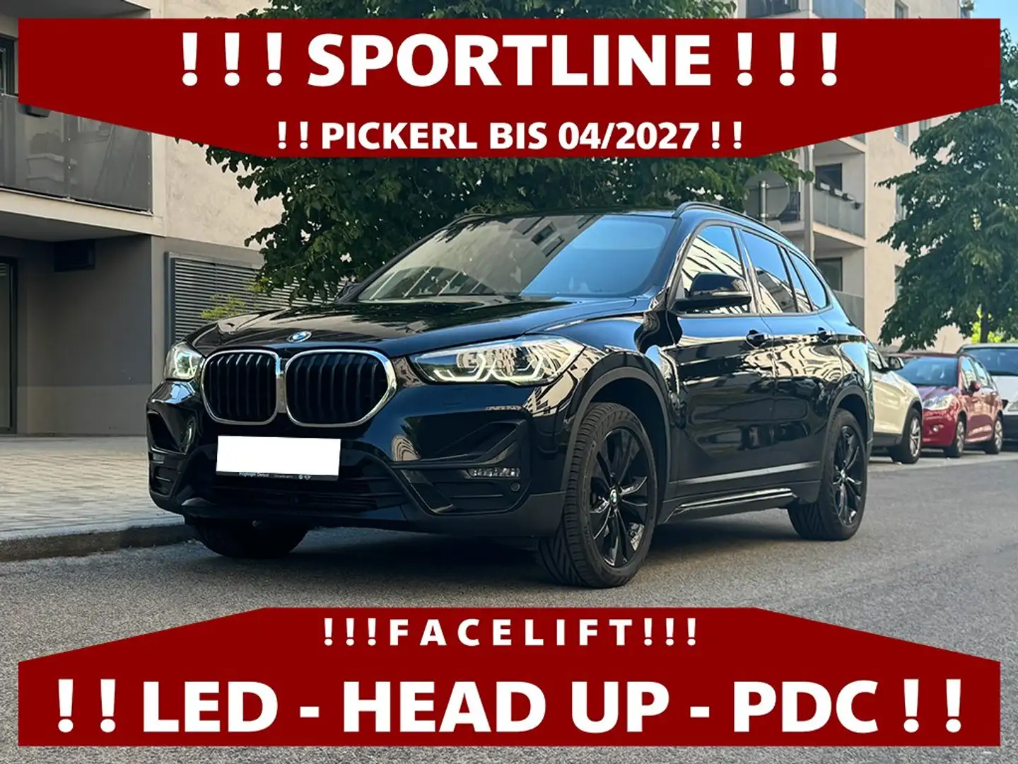 BMW X1 sDrive18d Sport Line | LED | KAMERA | PDC | LEDER Schwarz - 1