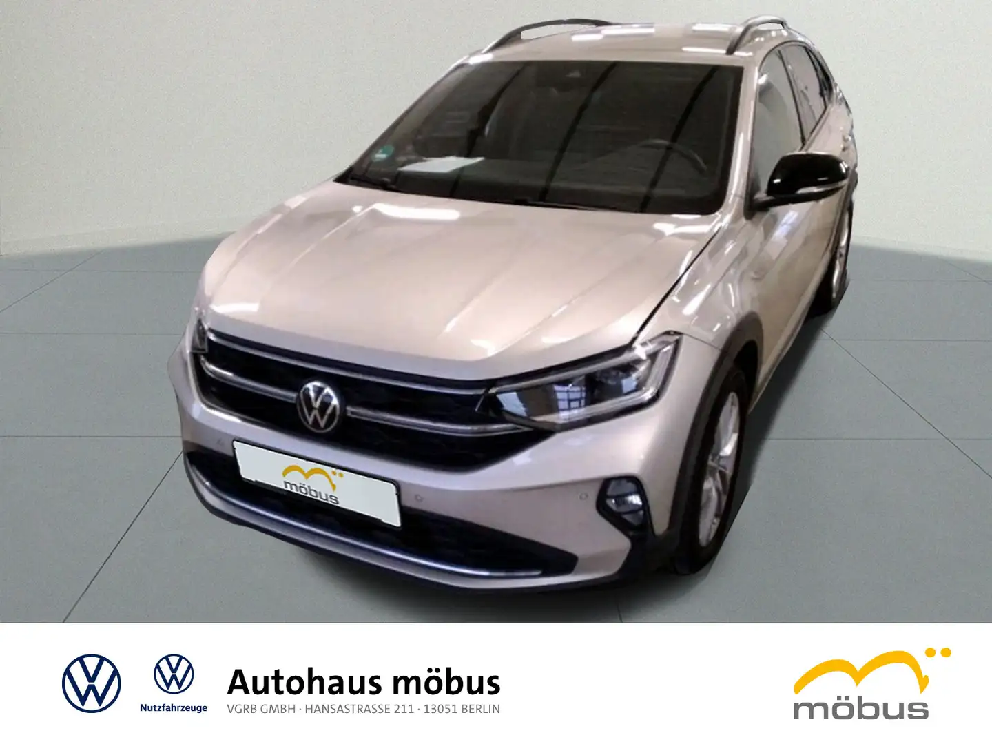 Volkswagen Taigo 1.0 TSI Move*MATRIX*VC*APP*GJR*NAVI* Silber - 2