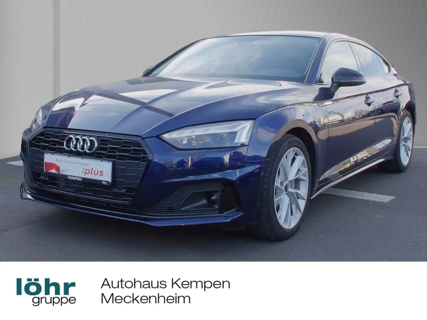 Audi A5 Sportback 40 TDI advanced Pano Navi+VC RFK+PDC ... Blau - 1