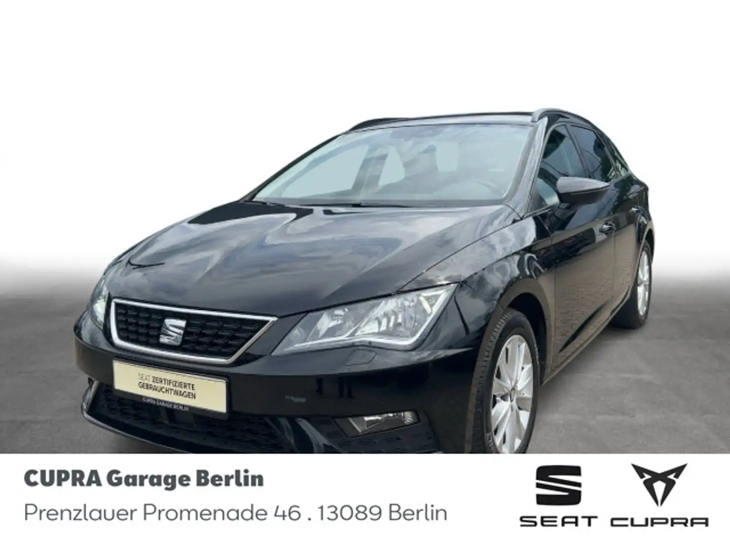 SEAT Leon Sportstourer 1.6 TDI Style Navi Klima PDC Schwarz - 1