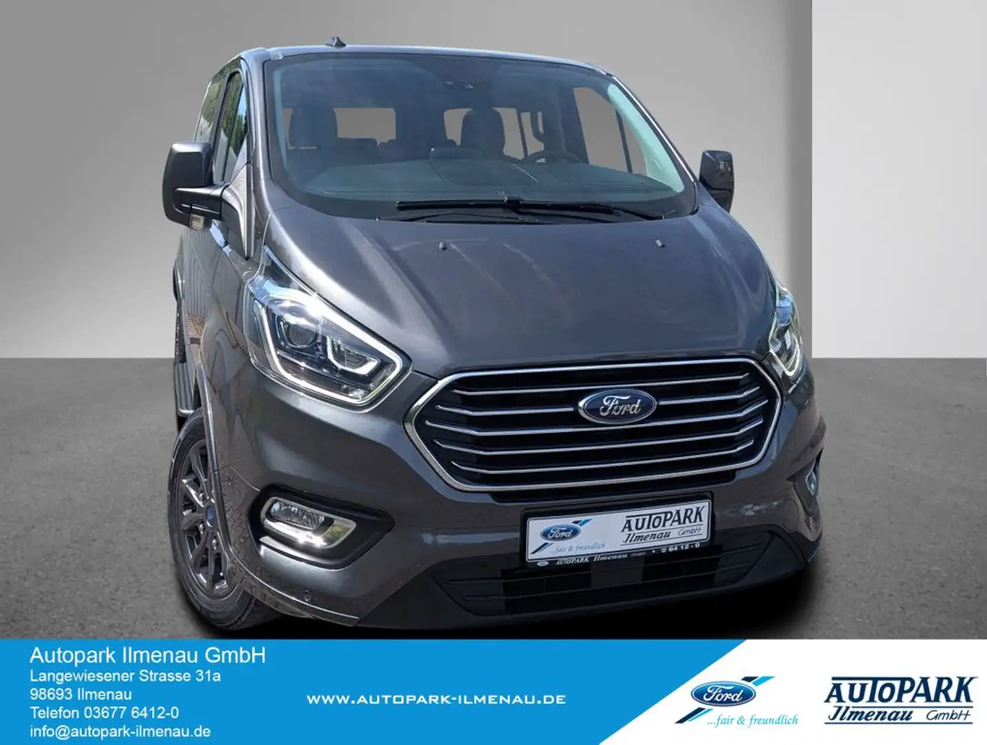 Ford Tourneo Custom 320 L1H1 VA TITANIUM X Xenon+AHVZ+ ACC+BLIS+Kamera Gris - 1
