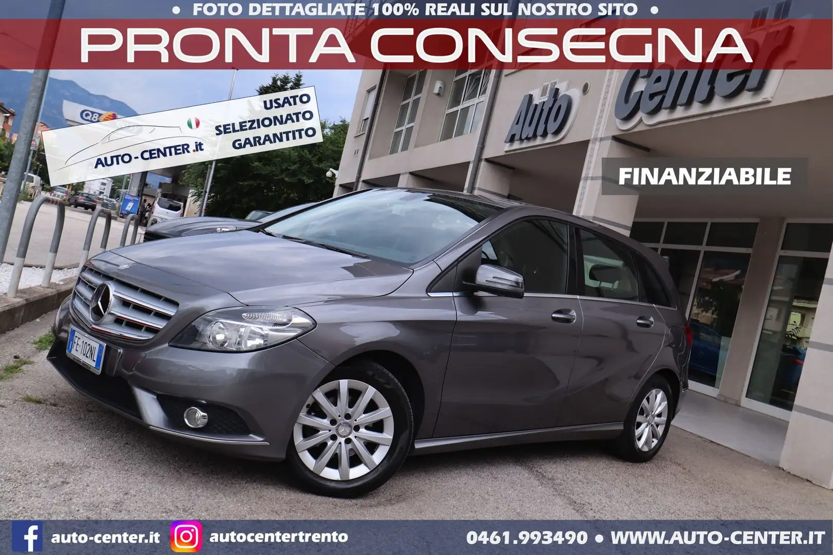 Mercedes-Benz B 180 B 180 CDI 1.5 109CV MANUALE Grigio - 1