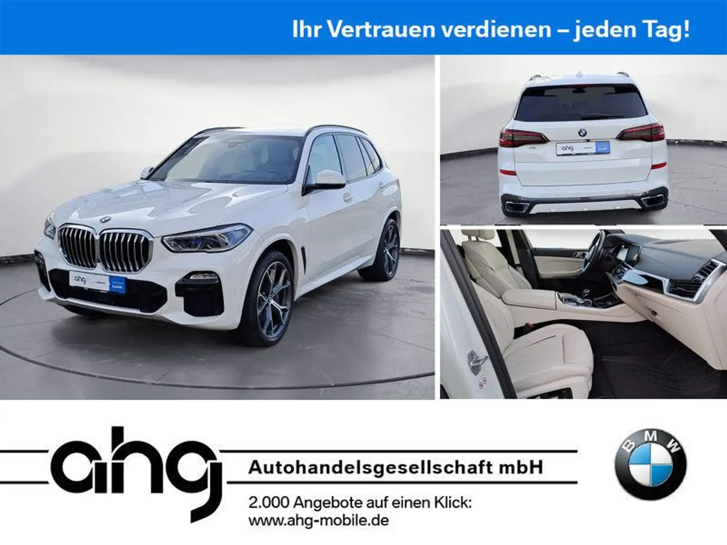 BMW X5 xDrive40d M Sportpaket Innovationsp. Head-Up Weiß - 1
