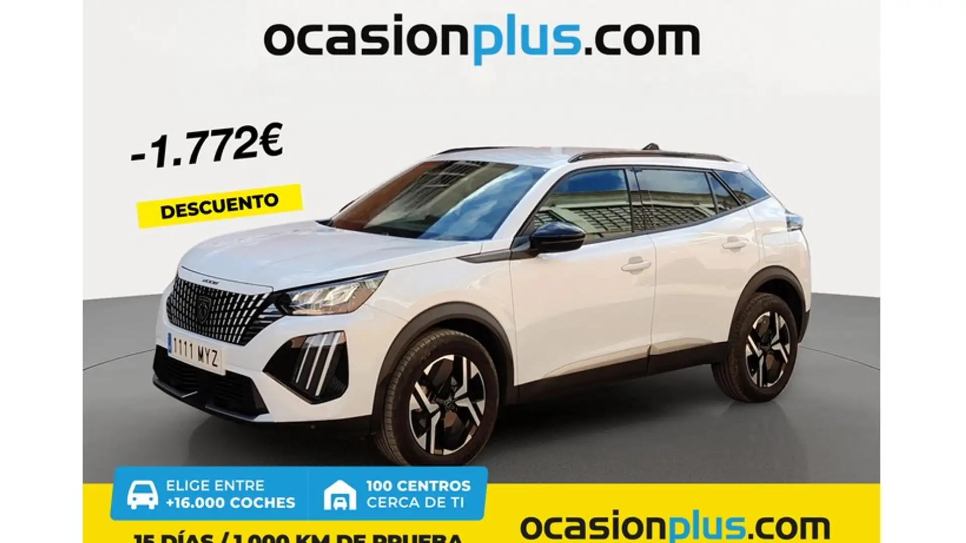 Peugeot 2008 1.2 PureTech S&S Allure 100 Blanc - 1