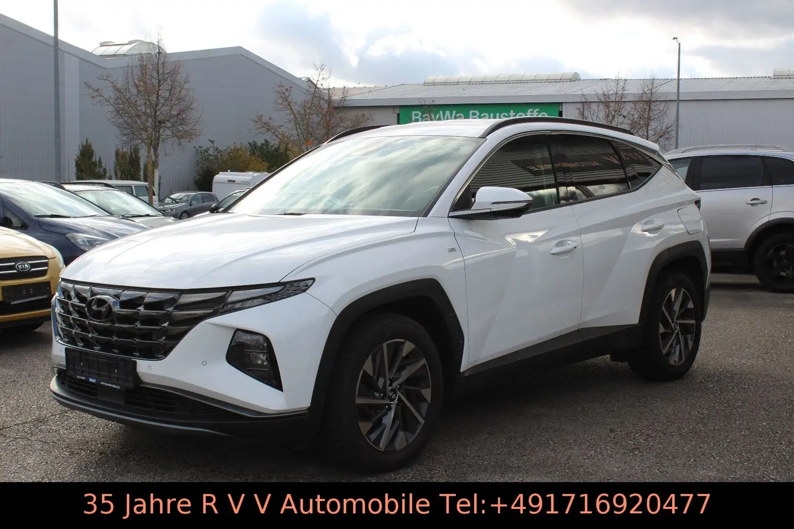 Hyundai TUCSON Trend 1.6 Mild-Hybrid 2WD, Scheckheftgep. Blanc - 1