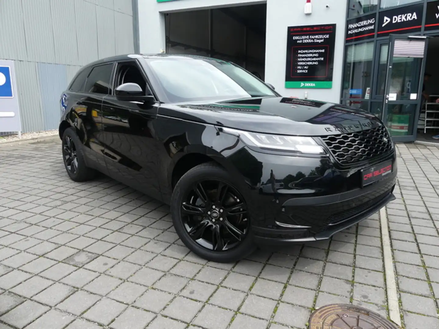 Land Rover Range Rover Velar D200 BlackPack 20ZOLL/KAM/SPURHALT Zwart - 1
