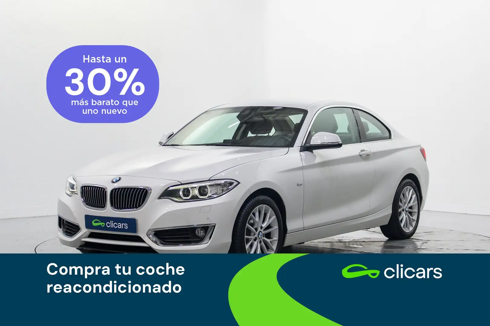 BMW 218 218iA Coupé (4.75) Blanco - 1