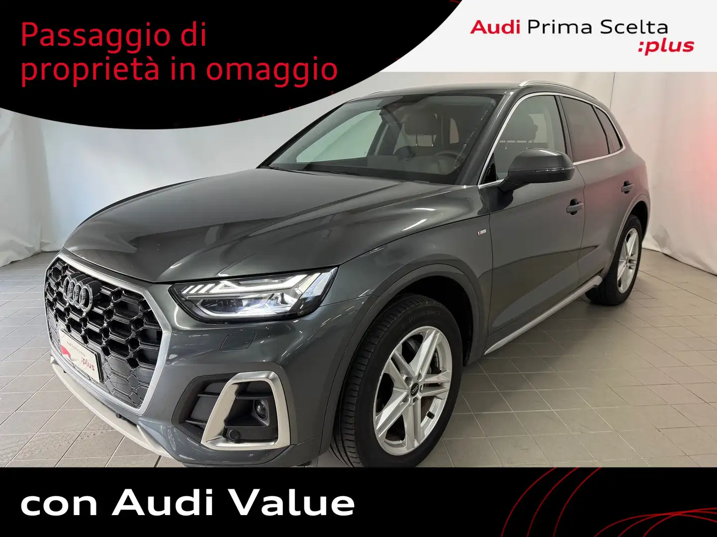 Audi Q5 40 2.0 tdi mhev 12v s line quattro s-tronic Grigio - 1