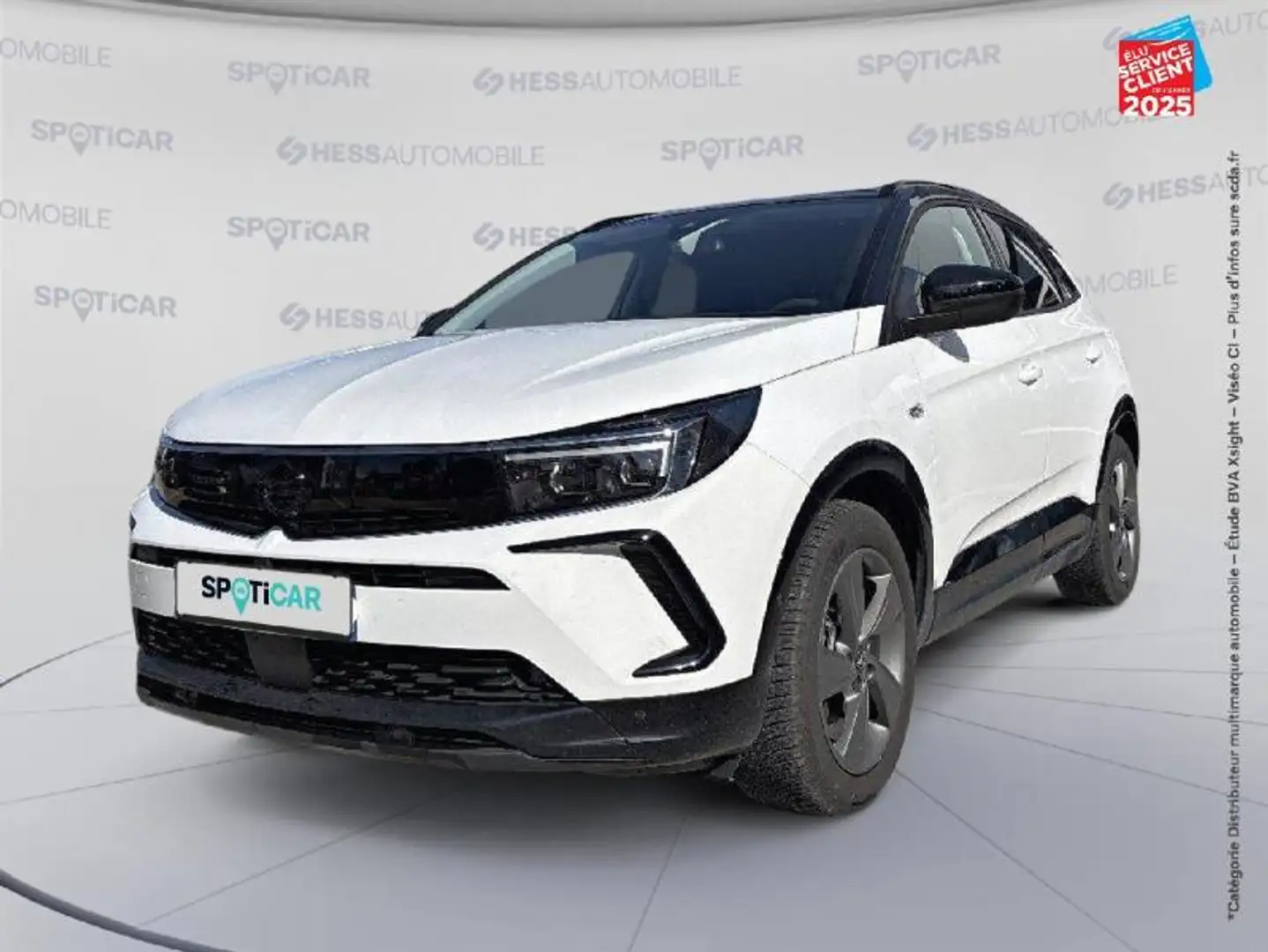 Opel Grandland 1.2 Turbo 130ch GS BVA8 Blanc - 1