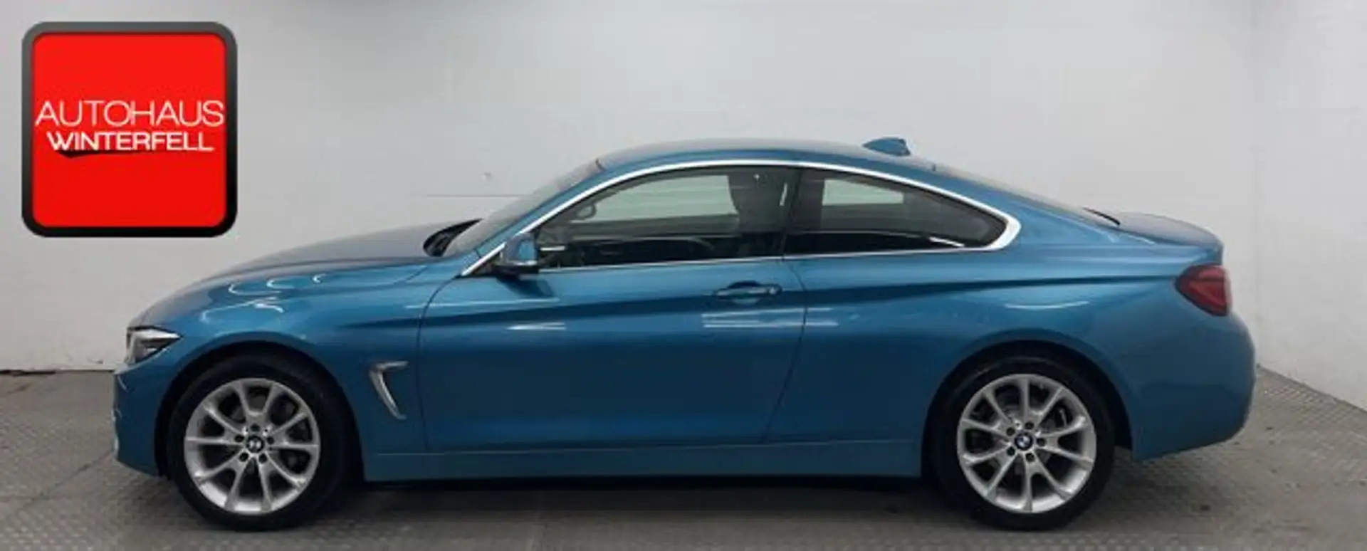 BMW 420 d Coupe xDrive Luxury Line M-FAHRWERK MEMORY Blau - 2