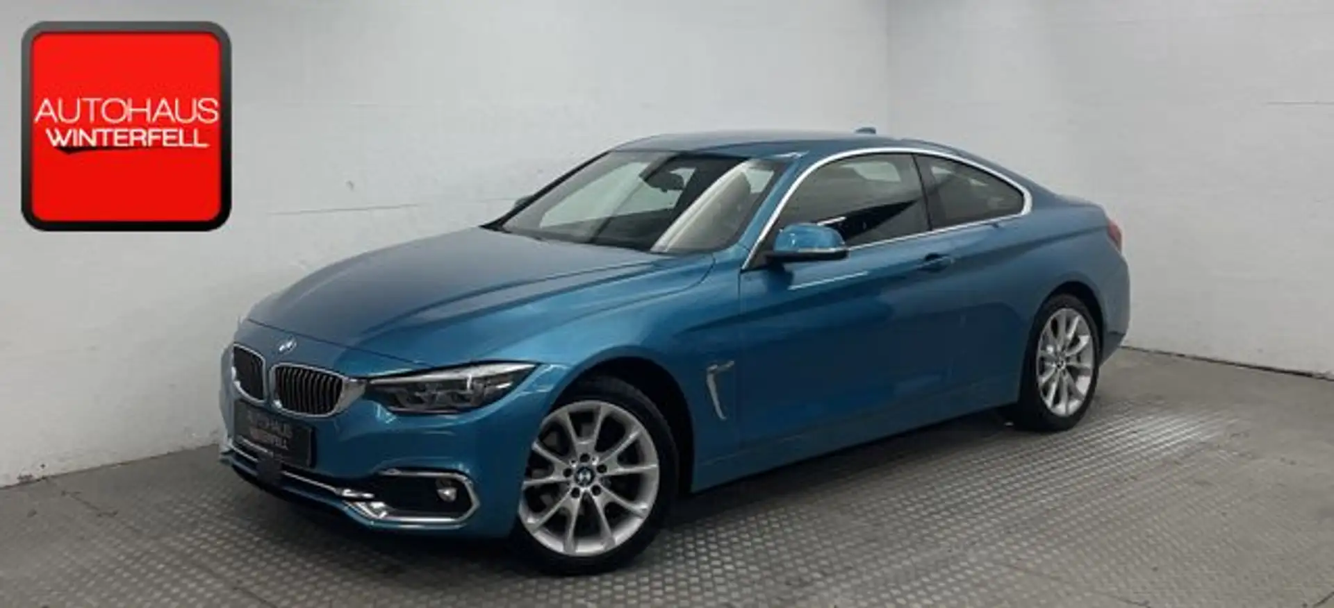 BMW 420 d Coupe xDrive Luxury Line M-FAHRWERK MEMORY Blau - 1