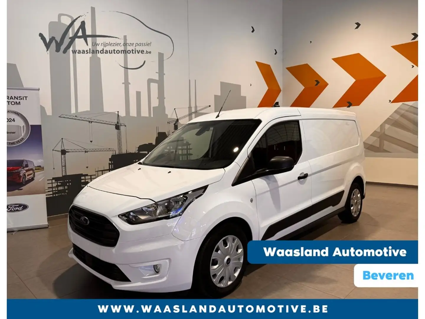 Ford Transit Connect L2 - 1.0i Ecoboost 100 pk - € 17.900,00 Excl. BTW Blanc - 1