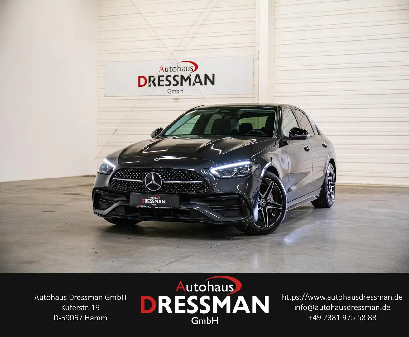 Mercedes-Benz C 220 d LIMOUSINE AMG-LINE SCHIEBEDACH NIGHT DAB Yeşil - 1