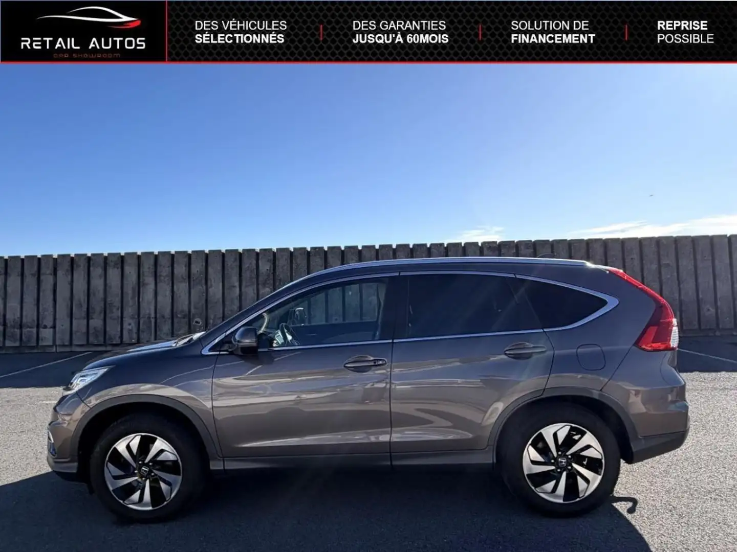 Honda CR-V 1.6 i-DTEC 160ch Exclusive Navi 4WD AT Grau - 2