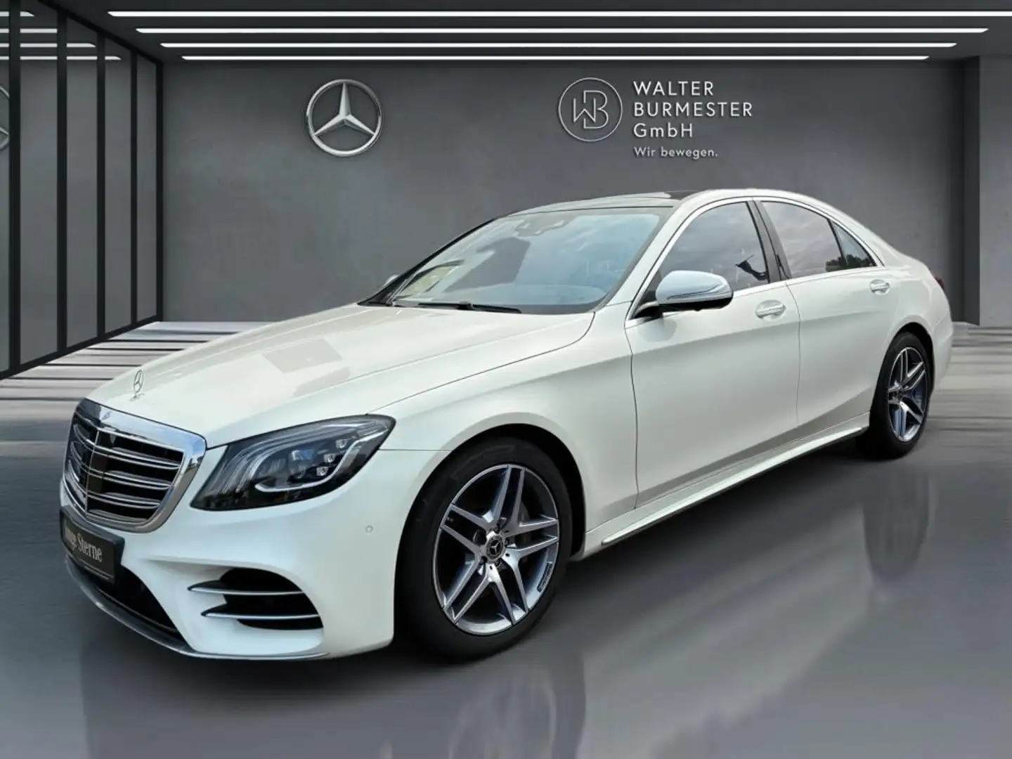 Mercedes-Benz S 400 d 4M +Memory+AMG+PANO+KAMERA+Ambiente+HuD Blanc - 2