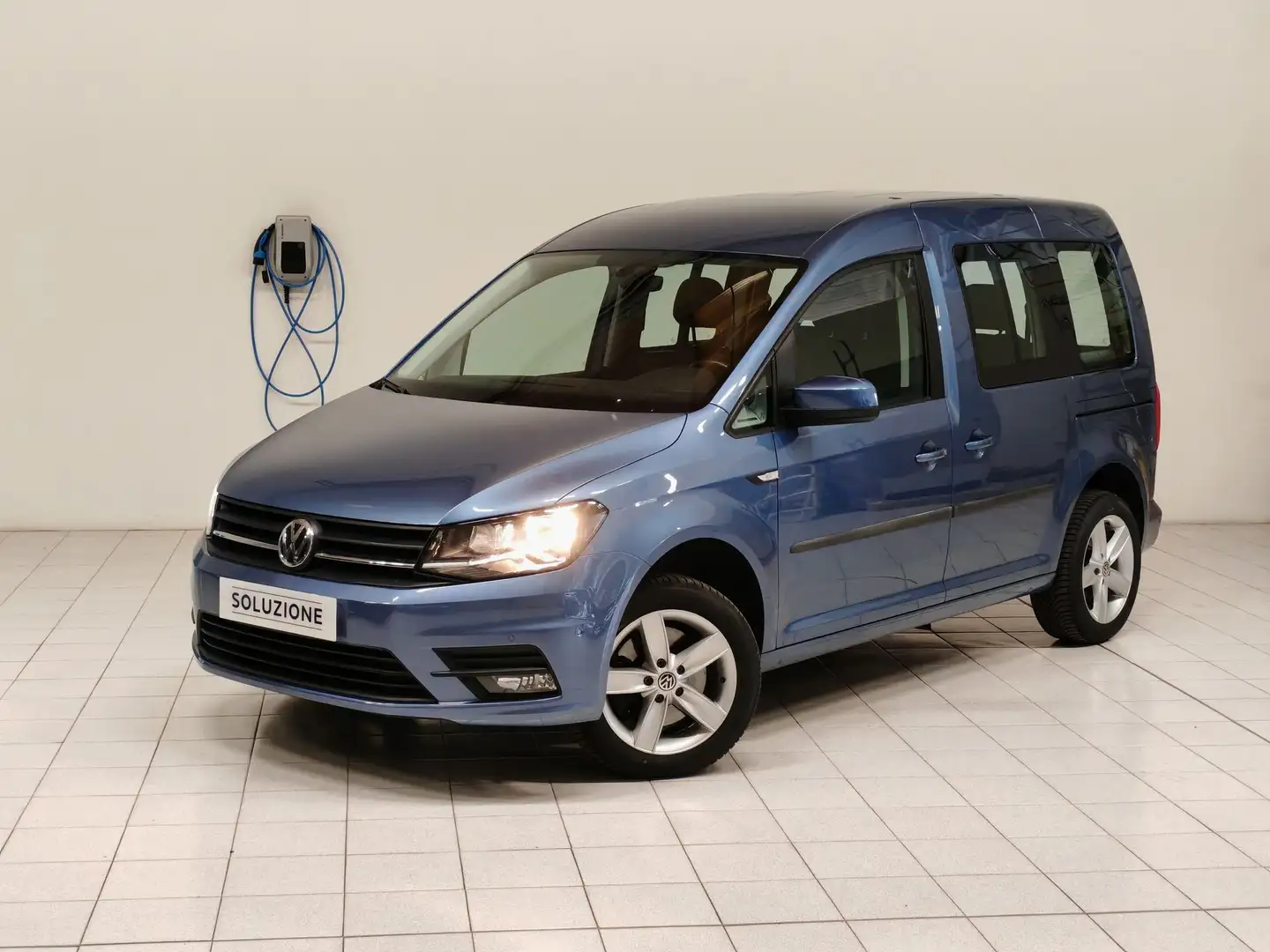 Volkswagen Caddy 2.0 TDI 150 CV Comfortline Bleu - 1