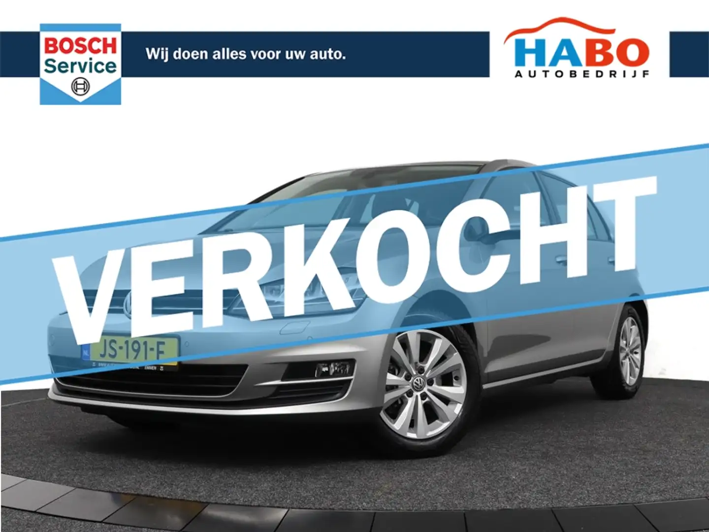 Volkswagen Golf 1.4 TSI COMFORTLINE 125PK ECC/CRUISE/NAV/XENON/PAR Grijs - 1