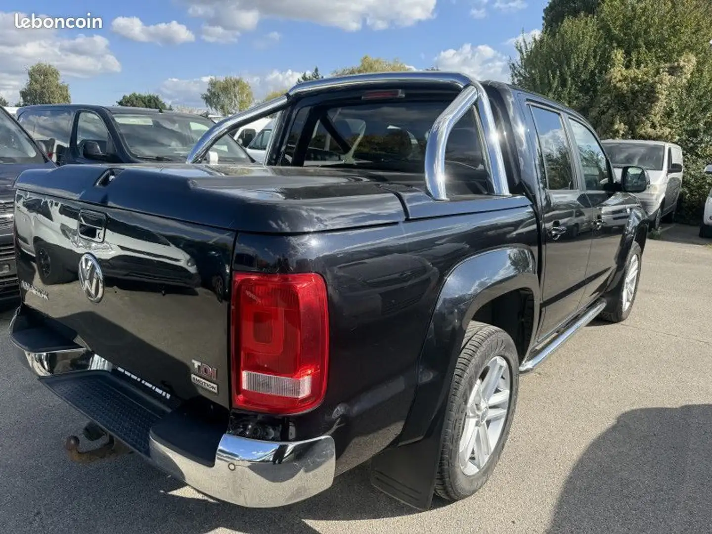 Volkswagen Amarok 2.0 BITDI 180CH TRENDLINE 4MOTION PERMANENTE BVA Zwart - 2