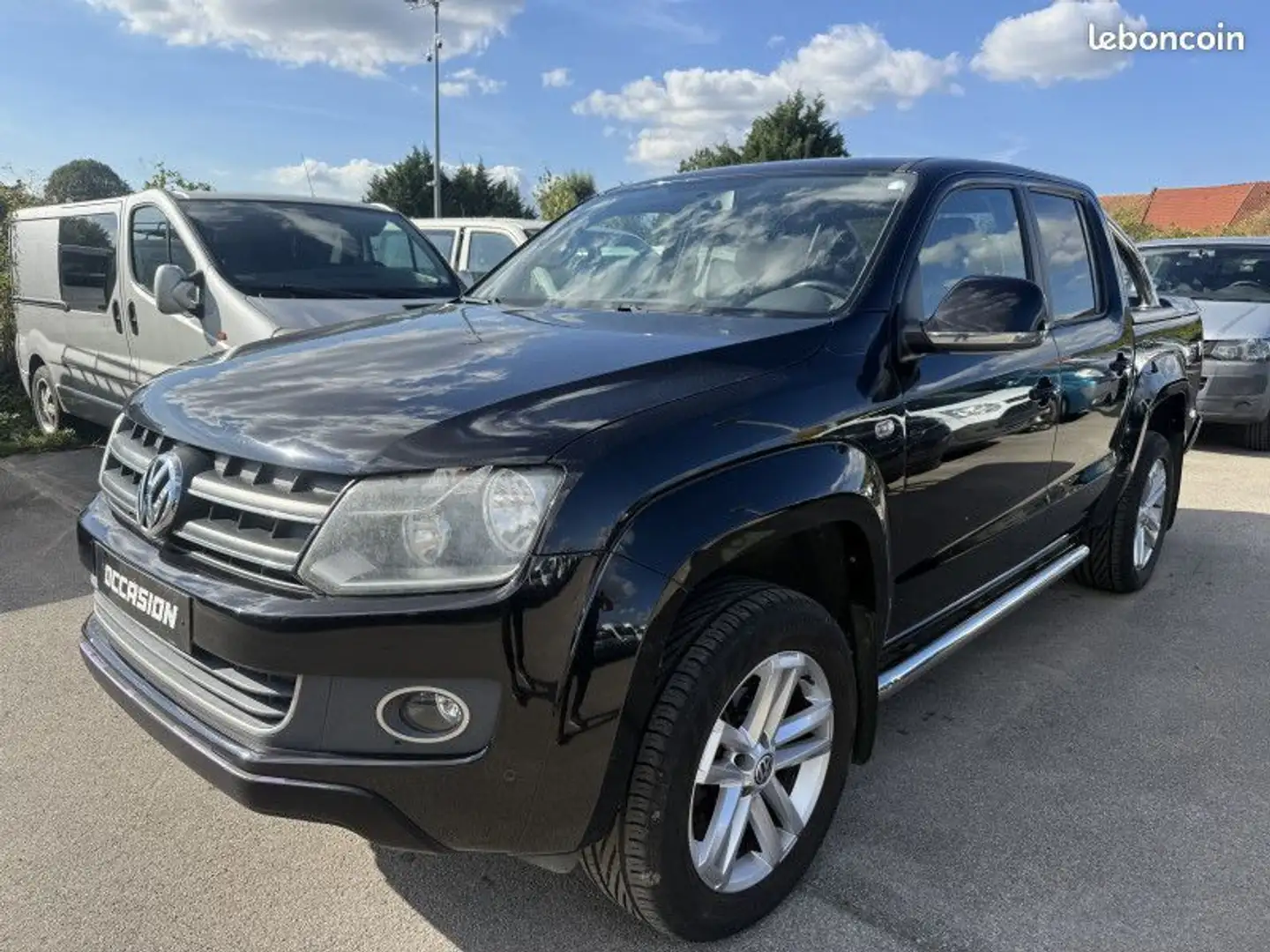 Volkswagen Amarok 2.0 BITDI 180CH TRENDLINE 4MOTION PERMANENTE BVA Zwart - 1