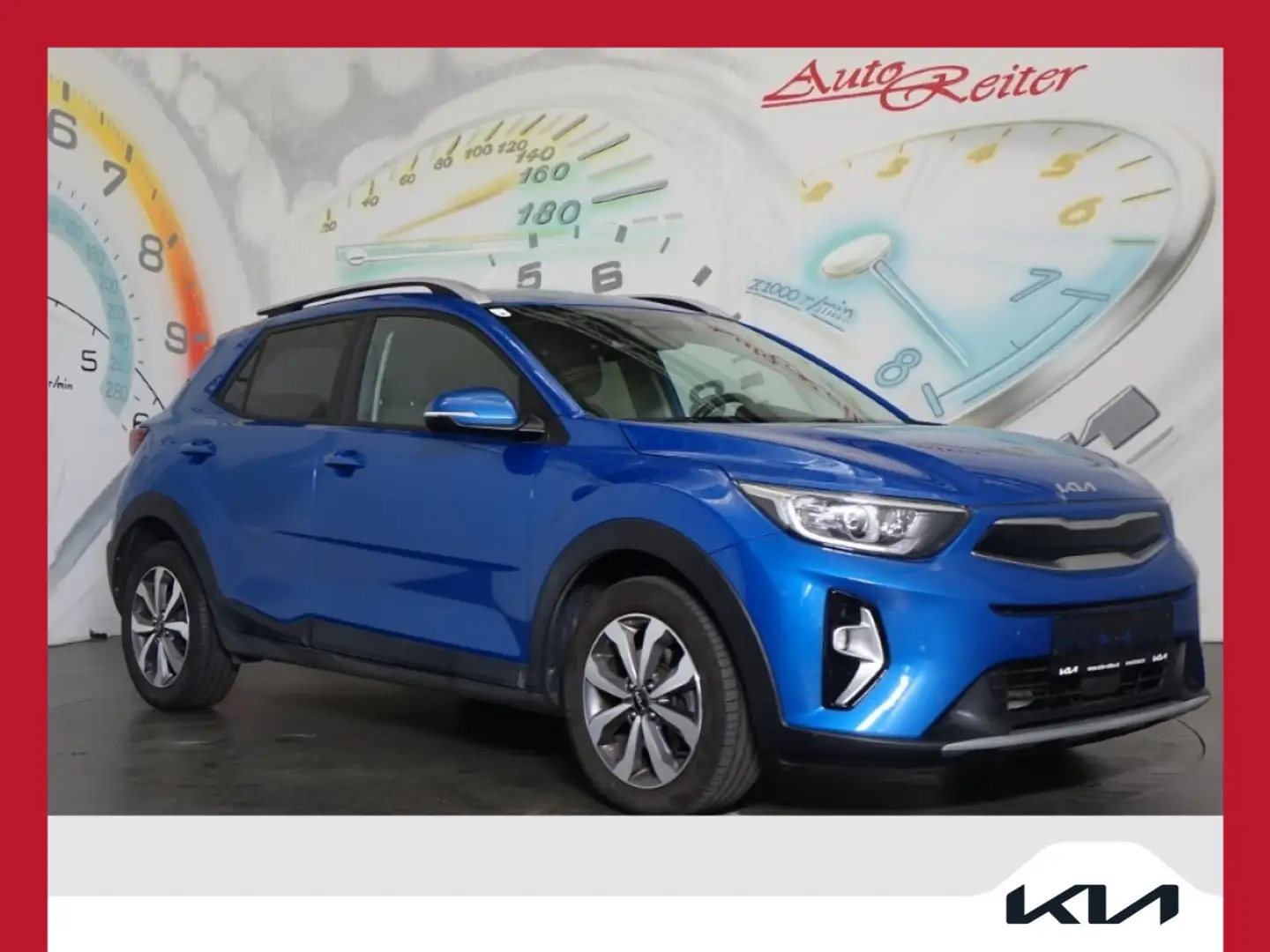 Kia Stonic 1,0 TGDI GPF ISG Gold DCT Aut. *LENKRADHEIZUNG,... Blau - 1