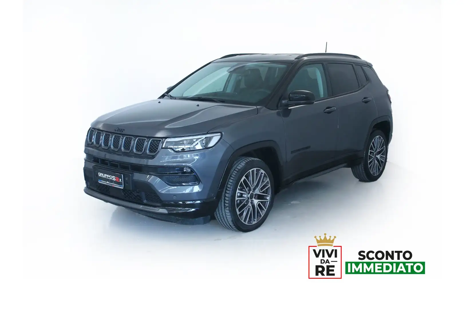 Jeep Compass Compass 1.5 Turbo T4 130 CV MHEV 2WD Summit *SCON Grigio - 1