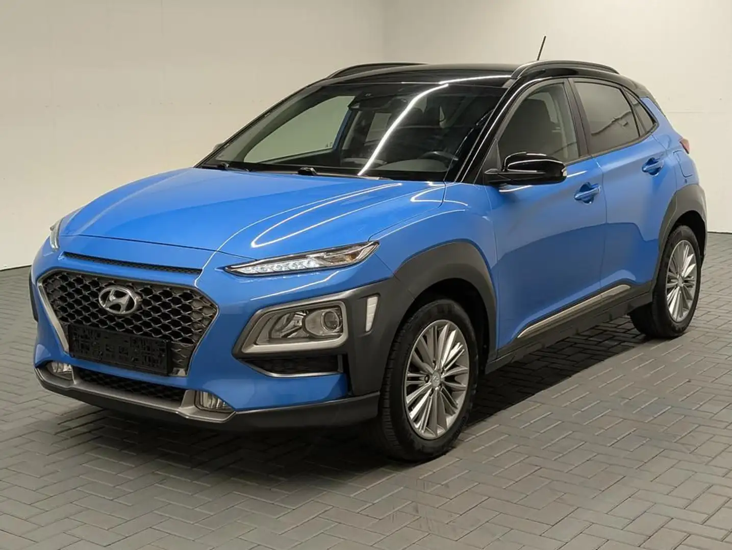 Hyundai KONA Navi/Kam/Krell/AHK/SHZ/Tempomat Blauw - 1