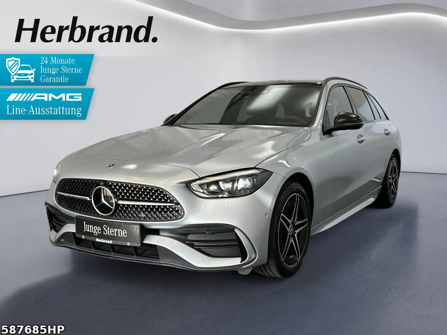 Mercedes-Benz T 4M AMG Night Pano Distonic 360 Memory Silber - 1
