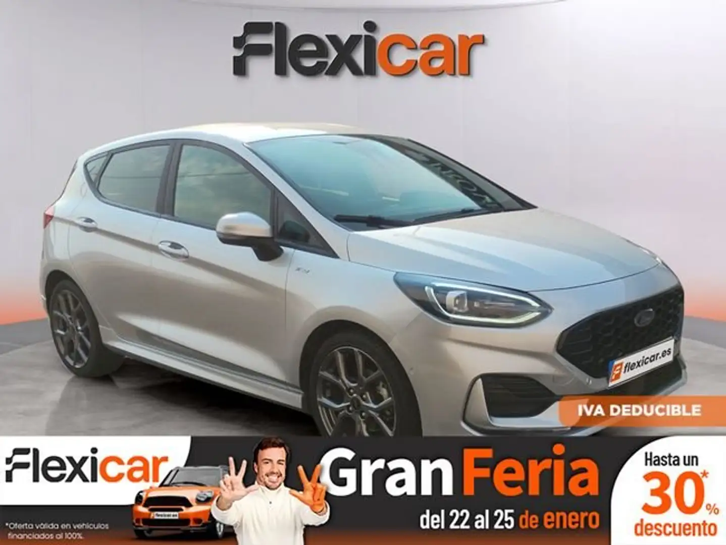 Ford Fiesta 1.0+EcoBoost+MHEV+92kW+%28125CV%29+Trend+5p Gris - 1