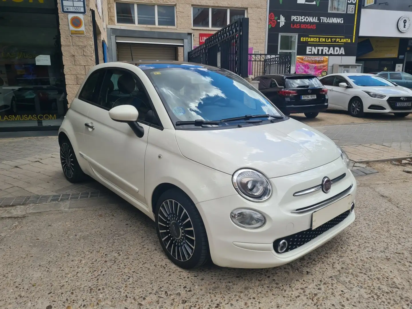 Fiat 500 1.2 GLP Lounge Blanc - 1