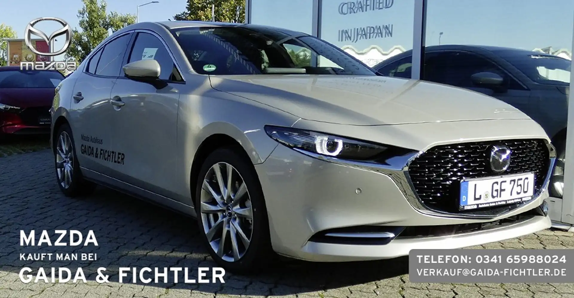 Mazda 3 FASTBACK e-SKYACTIV X 186 AUTOMATIK EXCLUSIVE SCHI Beige - 1