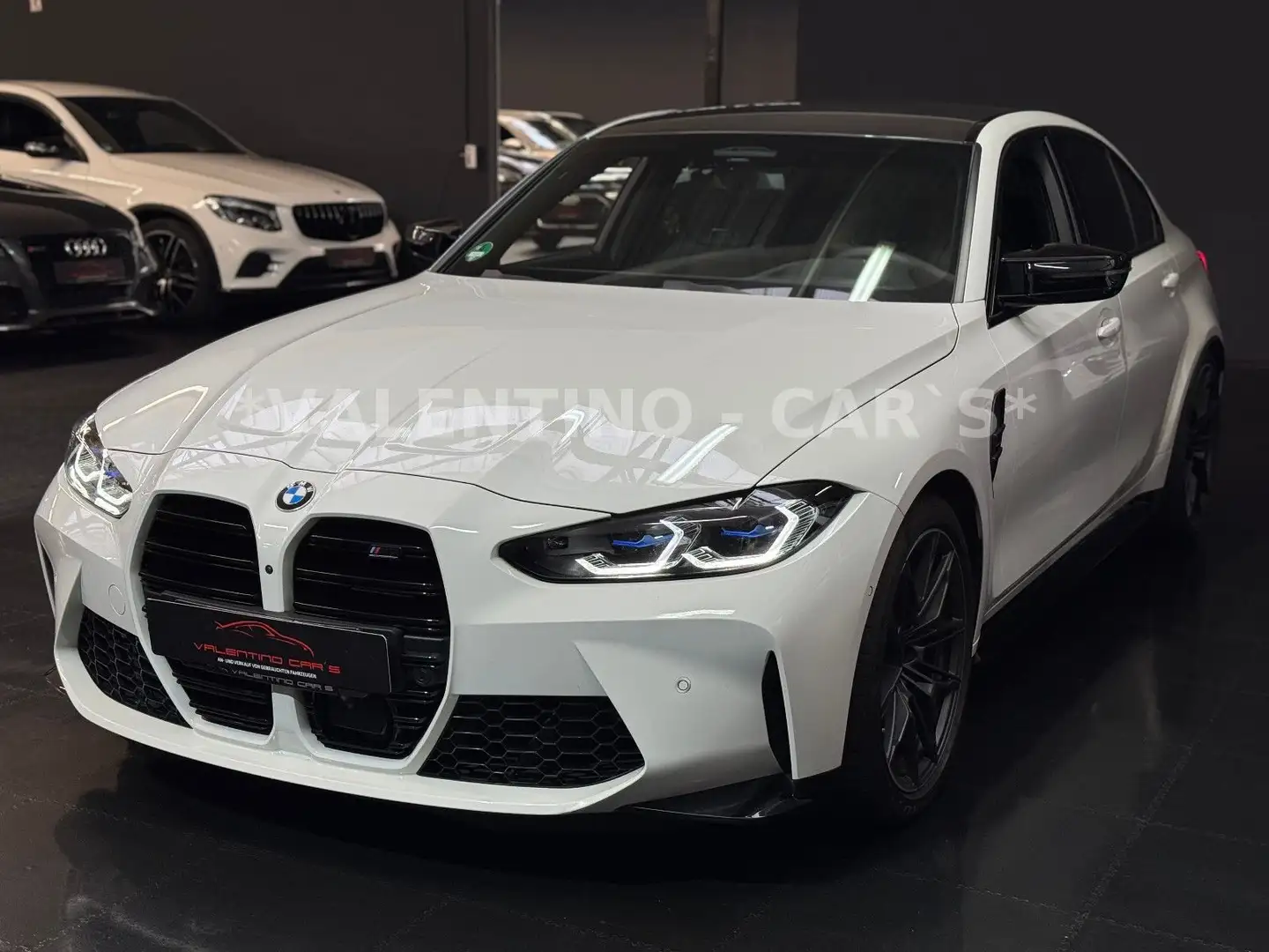 BMW M3 Competition Carbon/Navi/Virtual/360°/H&K Weiß - 2