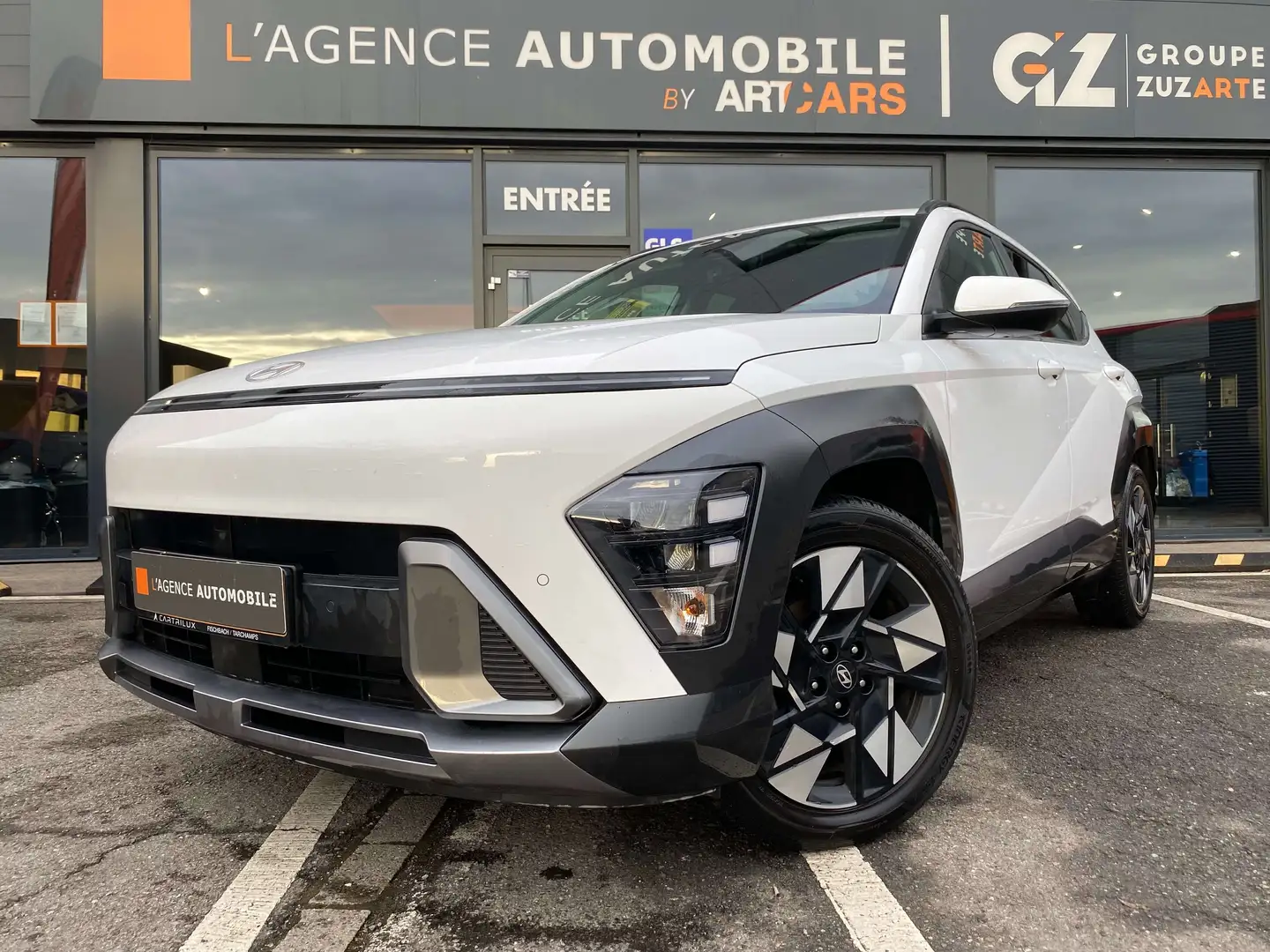 Hyundai KONA 1.6 Hybrid GARANTIE USINE Blanc - 2