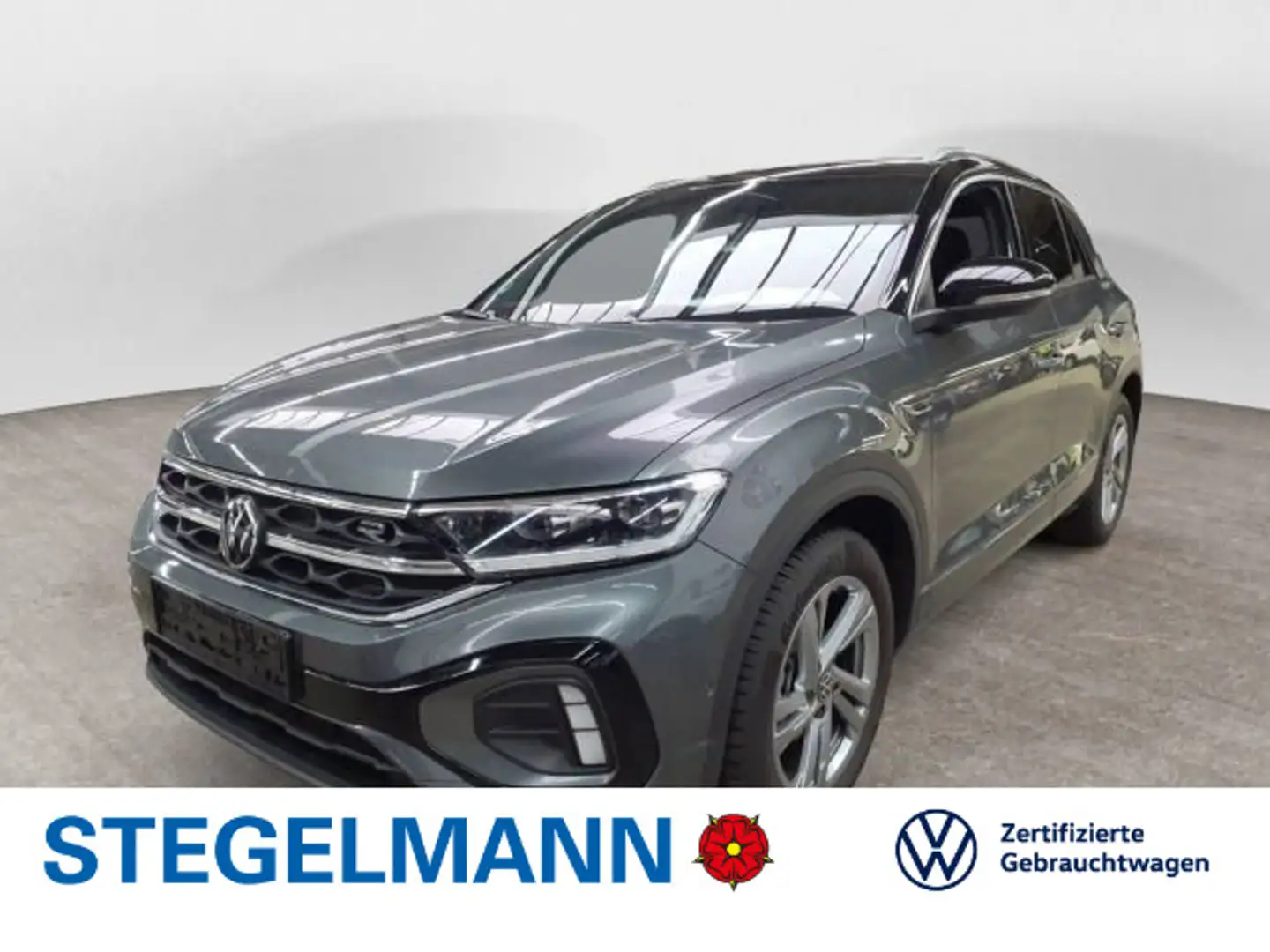 Volkswagen T-Roc 1.5 TSI DSG R-Line *AHK*Kamera*Navi*LED* Grau - 1