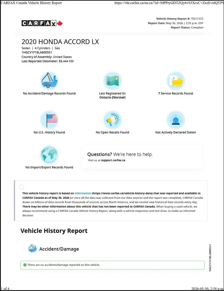 Honda Accord снимка Honda Accord