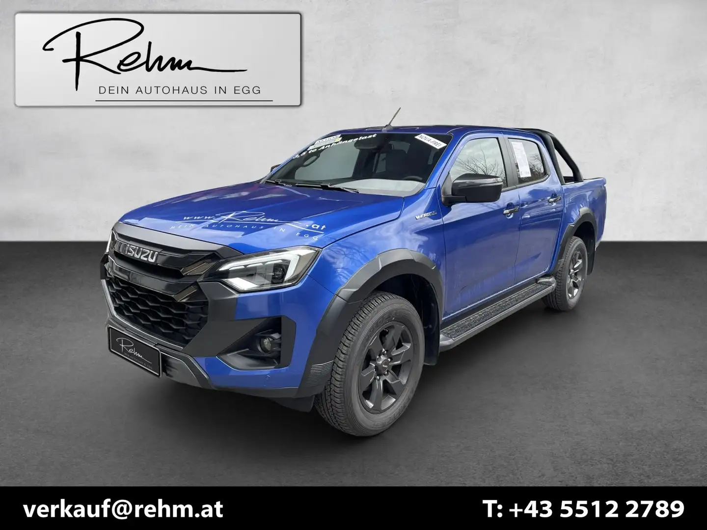 Isuzu D-Max V-Cross 163 PS Aut. 4WD LED Leder ohne Nova! Blau - 1