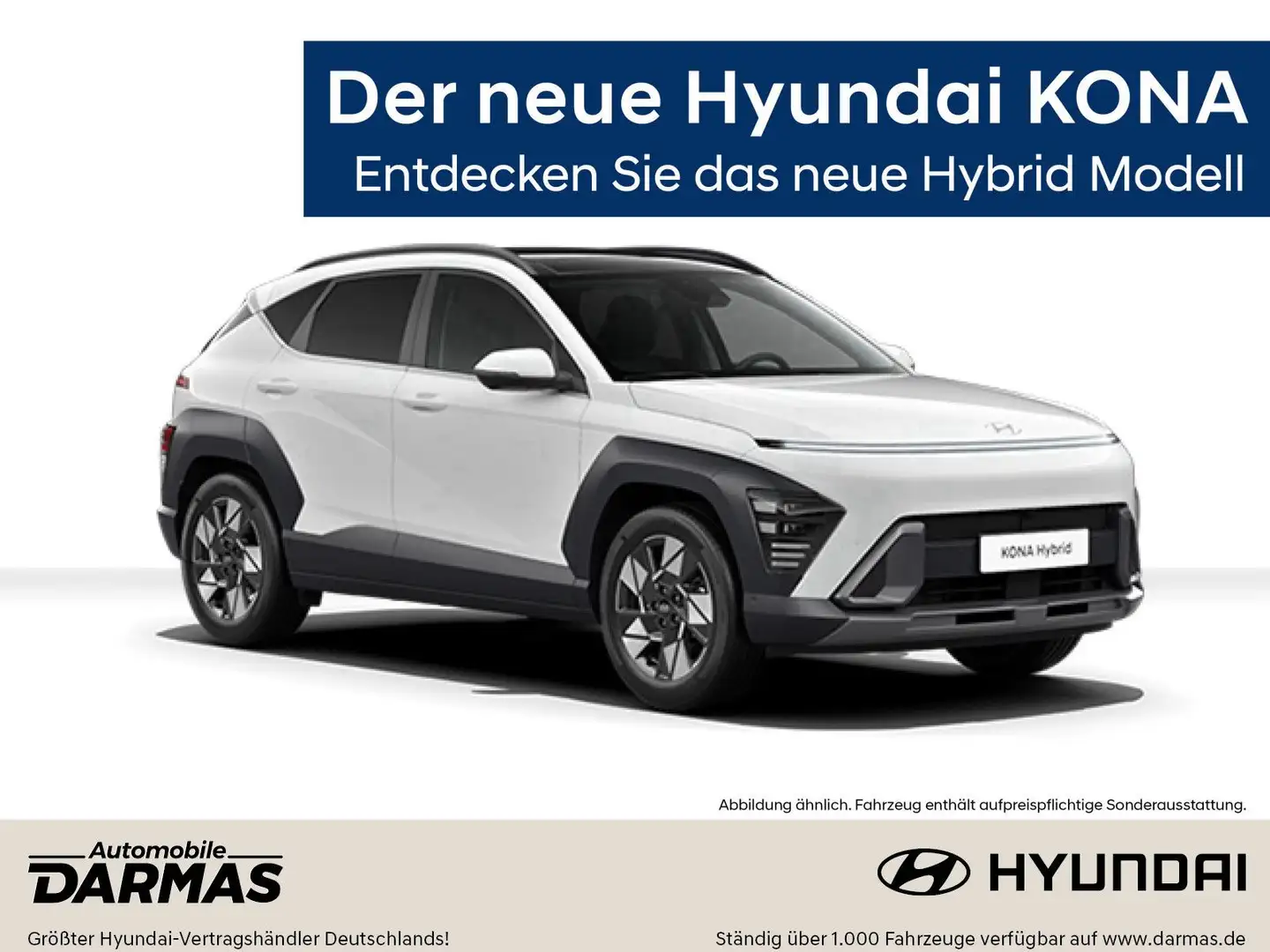 Hyundai KONA KONA NEUES Modell Hybrid Prime Navi Leder GSD White - 1