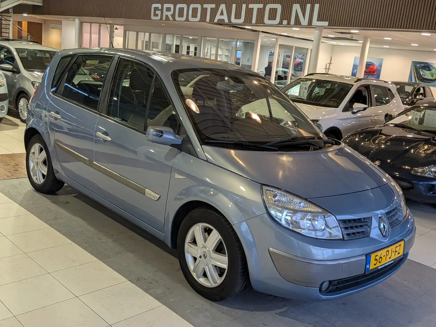 Renault Scenic 2.0-16V Dynamique Comfort Automaat Airco, Cruise C Blau - 1